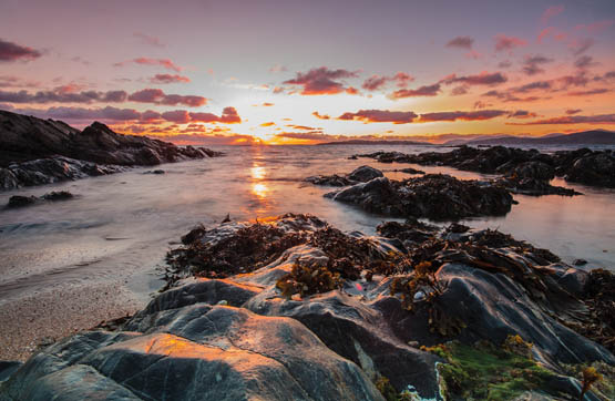 A sunset from Trigh Scarasta in South Harris Stage 6 Opened by Scottish - photo 12