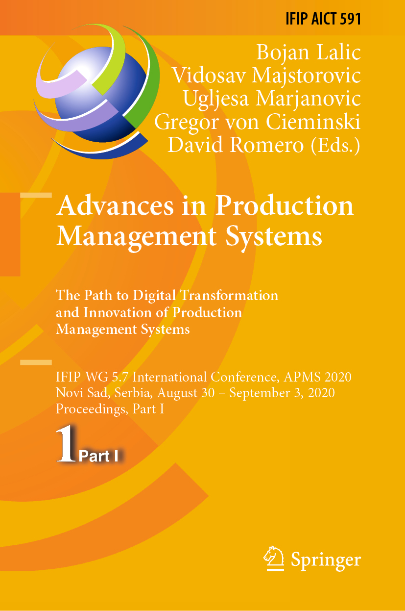 Volume 591 IFIP Advances in Information and Communication Technology - photo 1