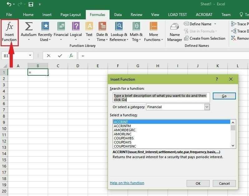 3 Selecting a Formula from One of the Groups in Formula Tab The option is for - photo 18