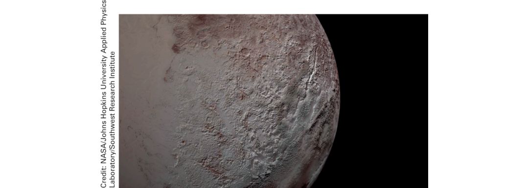 Terrain on Pluto a close-up from NASAs New Horizons Asteroid and dwarf - photo 9