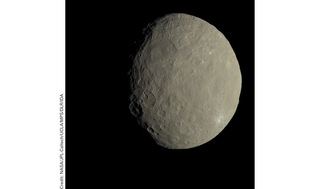 Asteroid and dwarf planet 1 Ceres imaged from NASAs Dawn spacecraft that is - photo 10