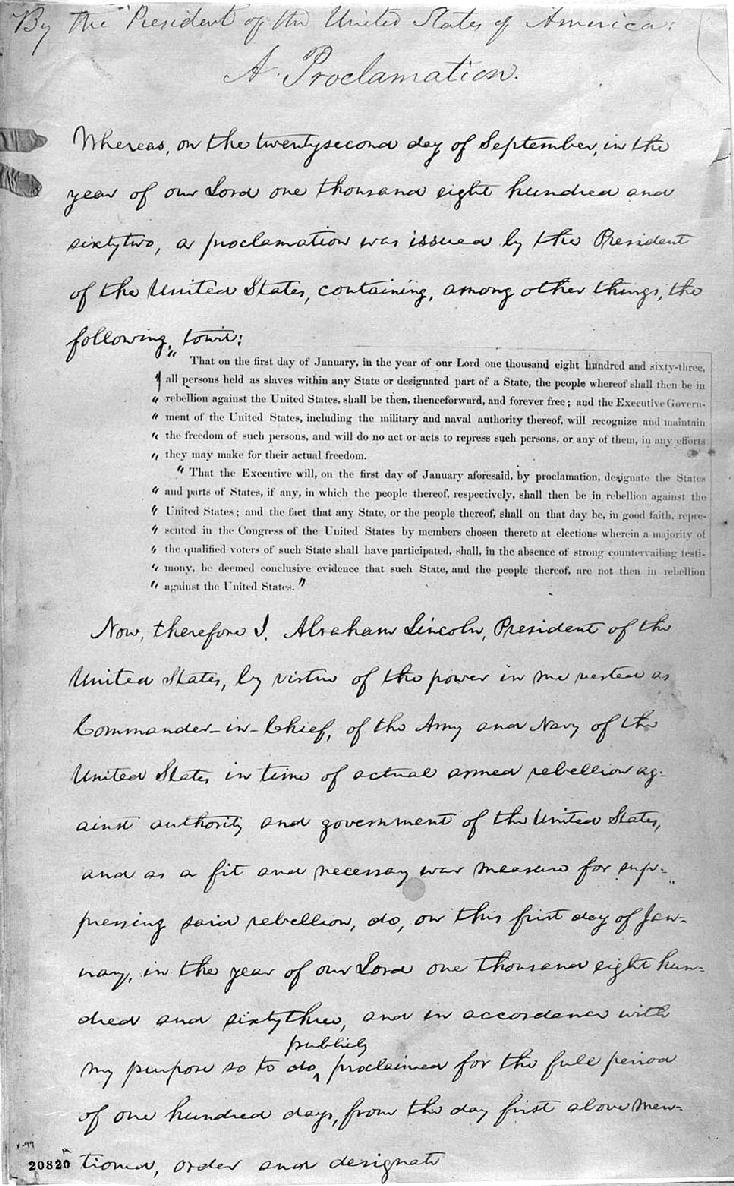 The Emancipation Proclamation - photo 8