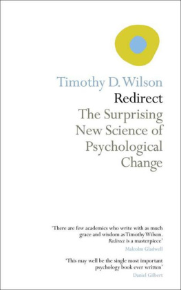 Wilson - Redirect: The Surprising New Science of Psychological Change