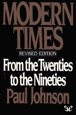 Paul Johnson Modern Times