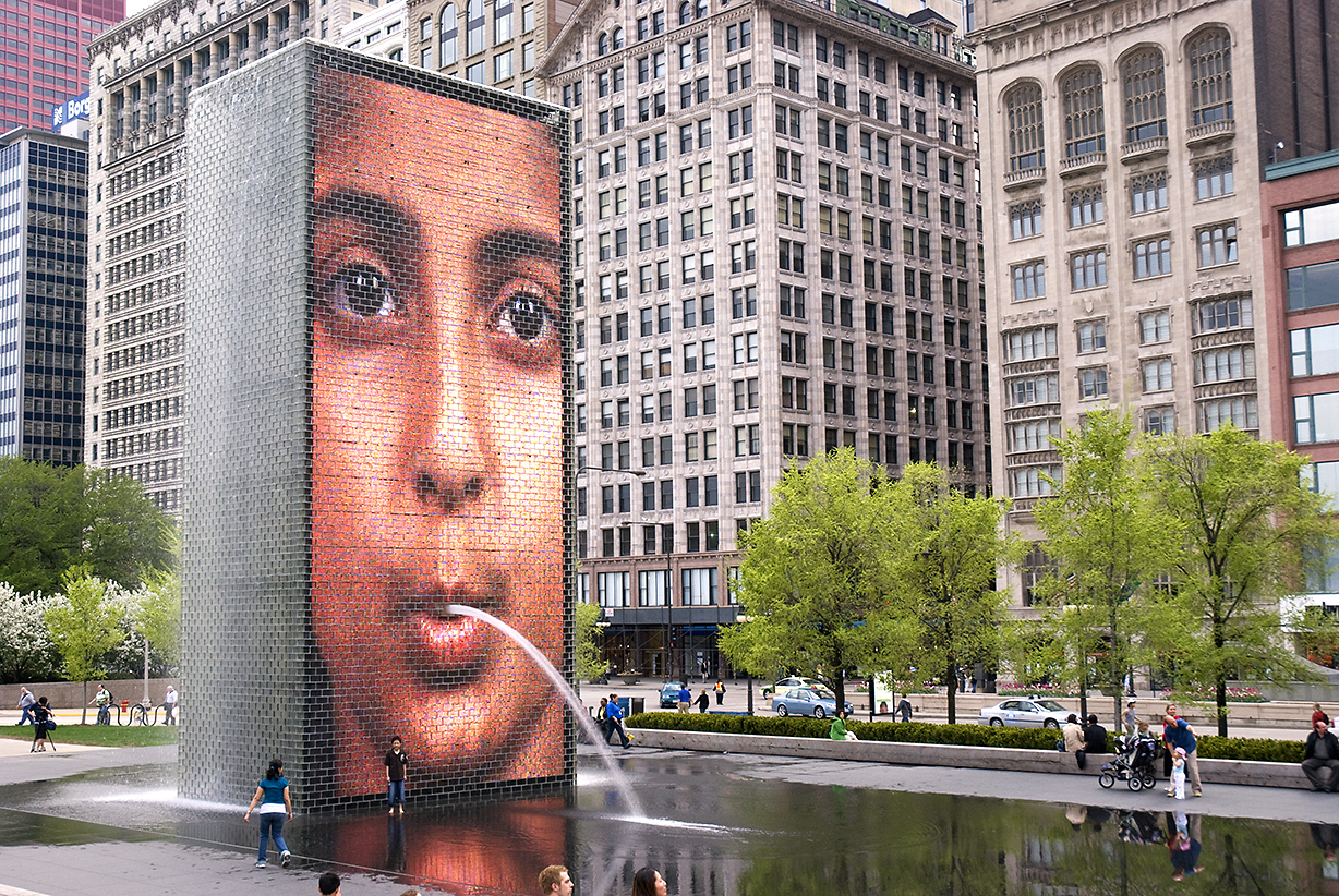 Millennium Park RICK GERHARTERGETTY IMAGES CROWN FOUNTAIN JAUME PLENSA - photo 7