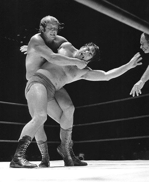 Masters at work Jack Brisco sells Dory Funk Jrs abdominal stretch COURTESY - photo 5