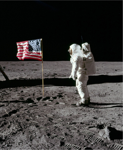 Man on the moon 20th century progress allowed for humanity to begin exploring - photo 2