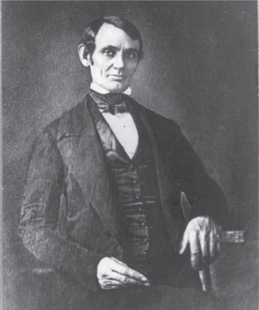 This daguerreotype taken in about 1846 when Lincoln was elected to Congress - photo 3