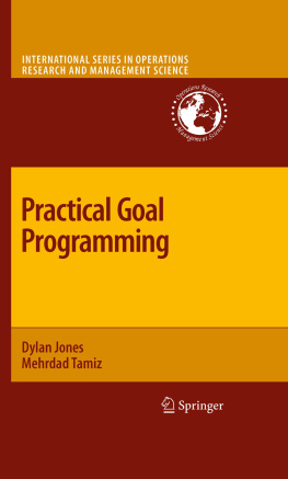 Jones Dylan - Practical Goal Programming