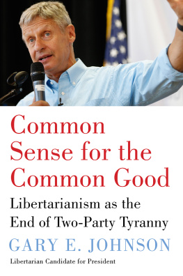 Johnson - Common Sense for the Common Good