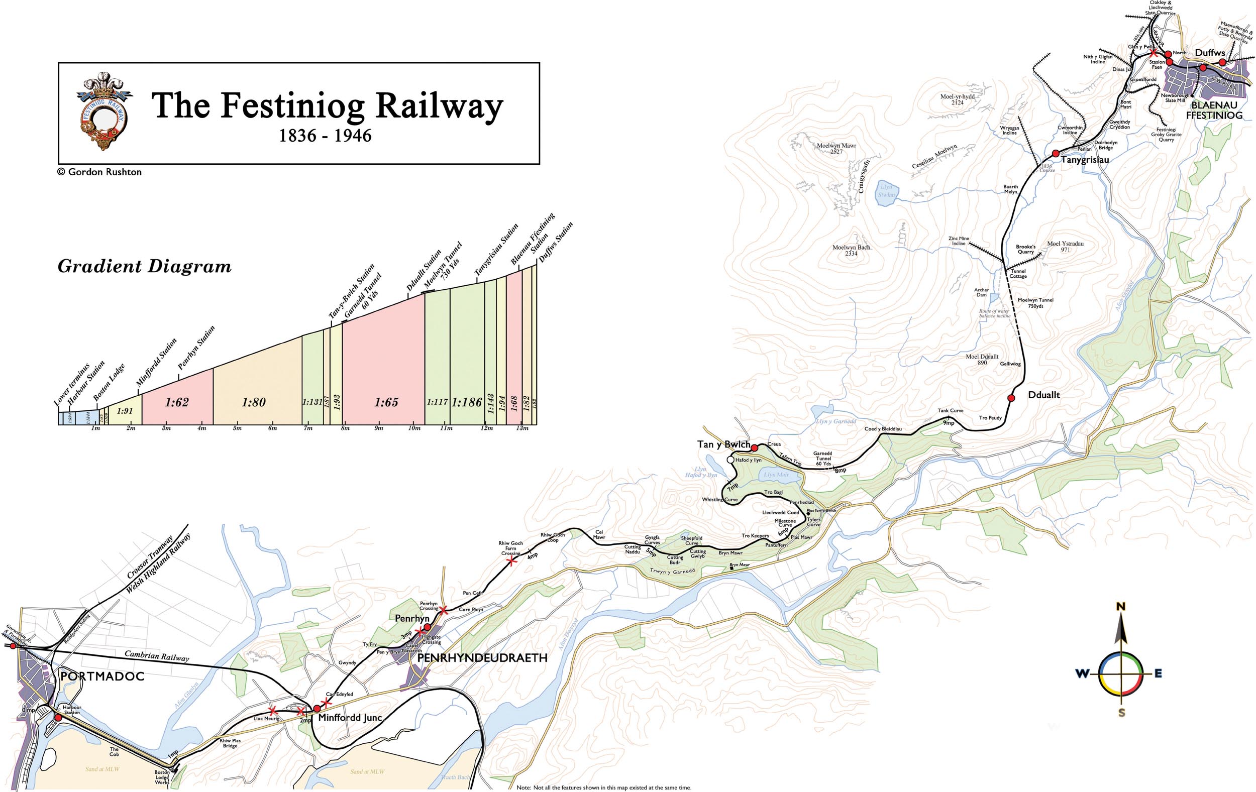 FESTINIOG RAILWAY FROM SLATE RAILWAY TO HERITAGE OPERATION 1921 - 2014 - photo 2