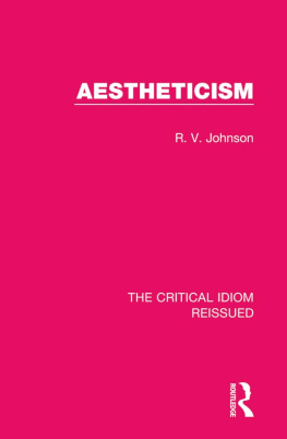 Johnson - Aestheticism