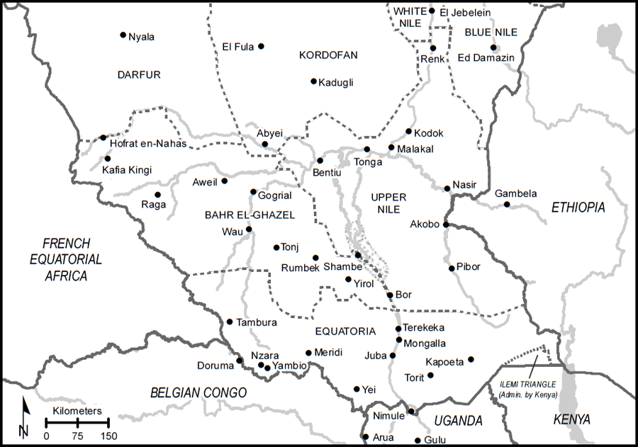 Map 3 South Sudan in 1956 Map by Brian Edward Balsley GISP Map 4 South - photo 4