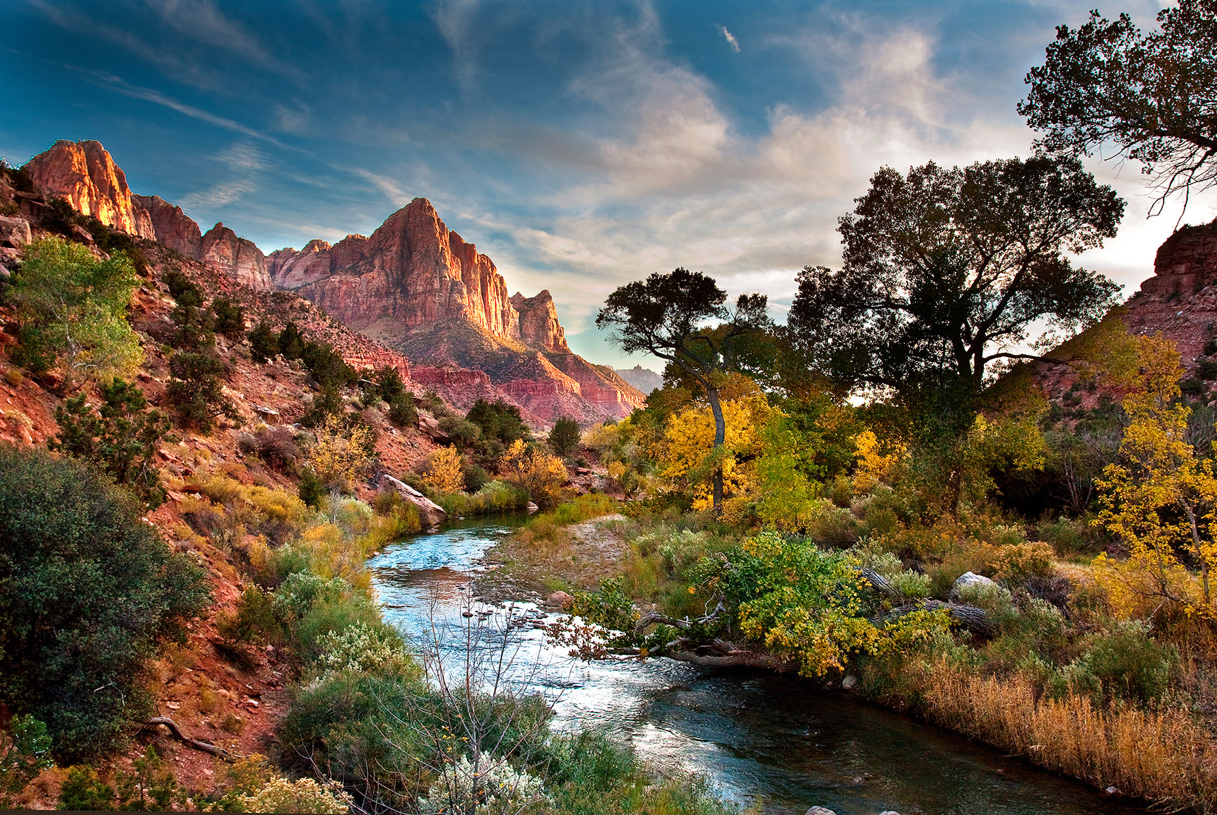 Zion National Park The Virgin River and the Watchman PETER KUNASZ - photo 5