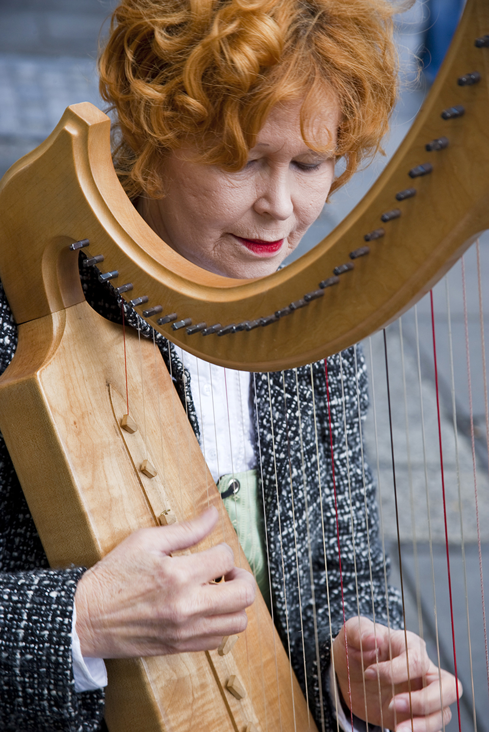 harpist on the streets of Dublin CARLOS SANCHEZ PEREYRAGETTY IMAGES - photo 9