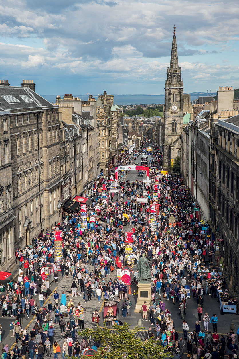 the citys High Street during the Fringe James Ratchford Edinburgh Festival - photo 11