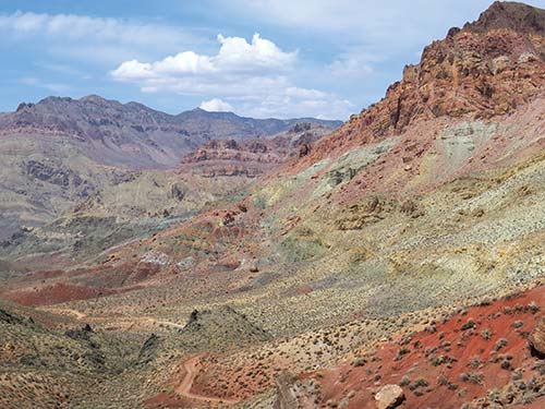 The drive through Titus Canyon offers spectacular views as it winds down to the - photo 15