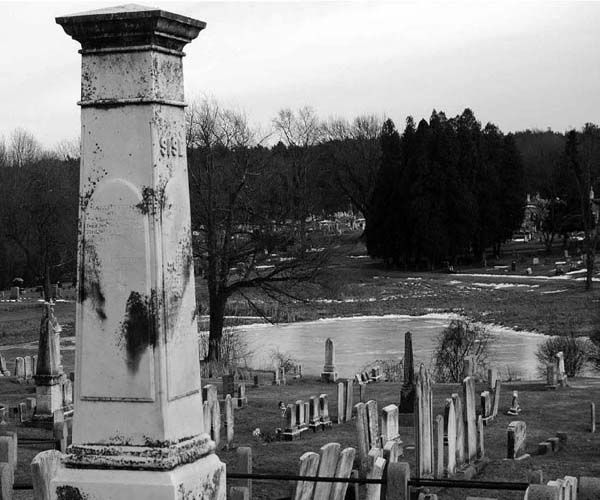 The north side of the pond in South Cemetery Portsmouth New Hampshire taken - photo 3