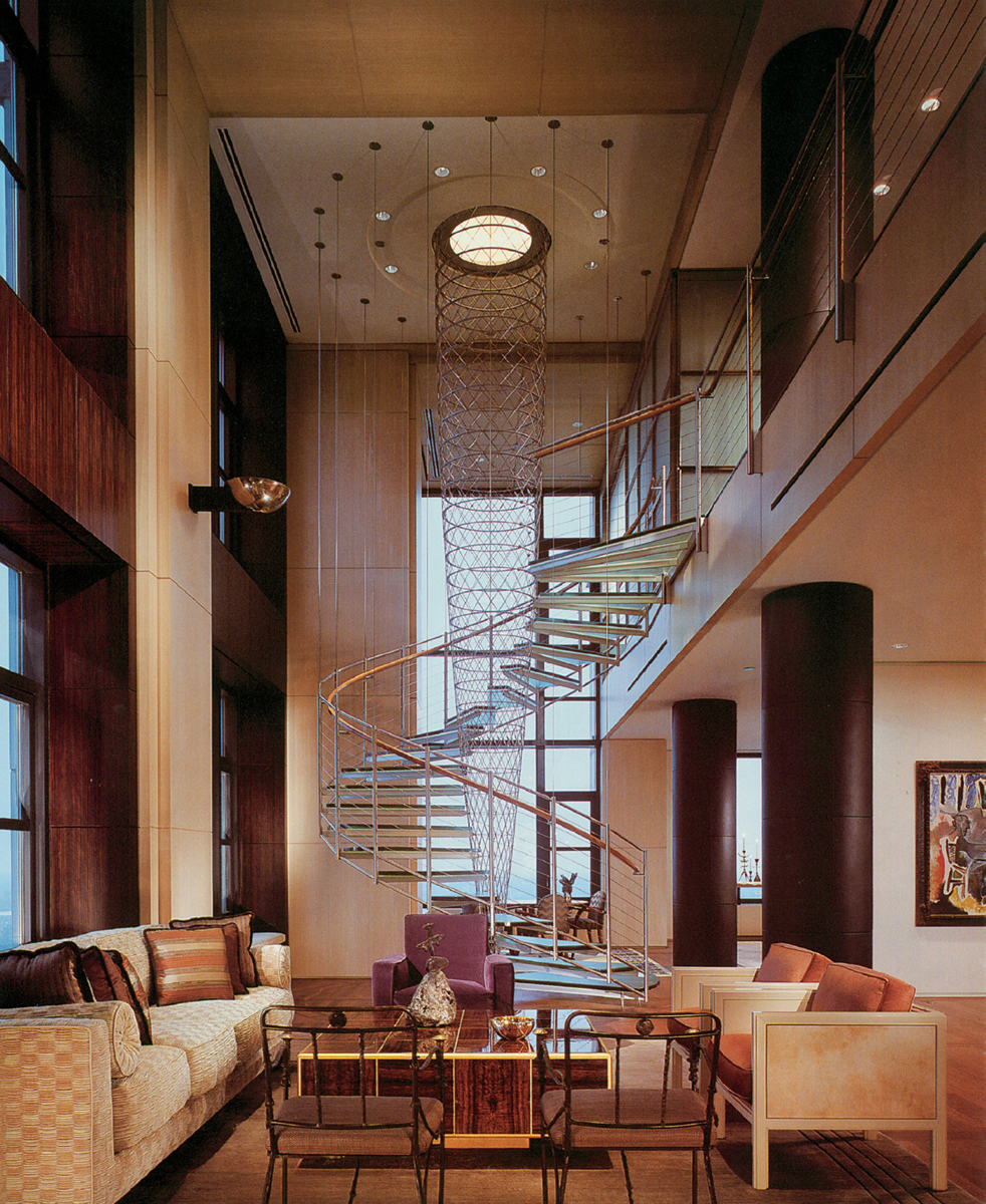 PRIVATE RESIDENCE MICHIGAN AVENUE 1994 LARSON ASSOCIATES STAIRWAY BY JAMES - photo 5