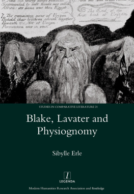 Blake William - Blake, Lavater and physiognomy