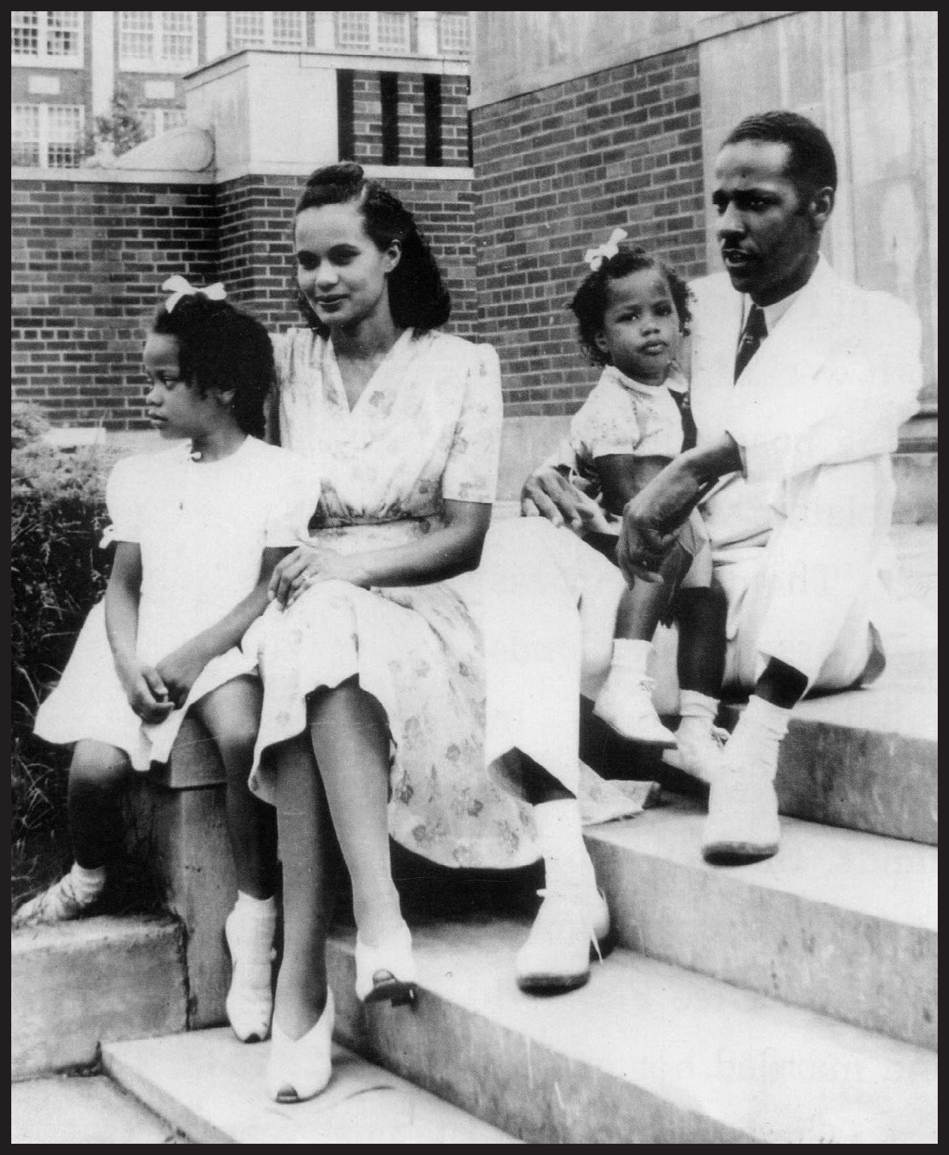 Vivien Thomas with his wife Clara and their daughters 1941 Thomas and his - photo 1