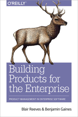 Blair Reeves - Building Products for the Enterprise