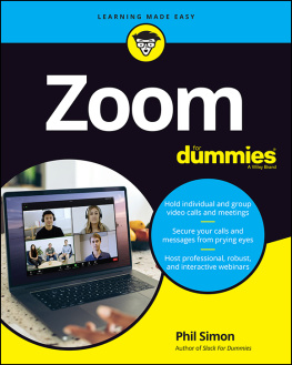 Phil Simon Zoom For Dummies