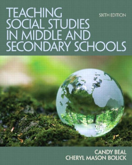 Candy M. Beal - Teaching Social Studies in Middle and Secondary Schools