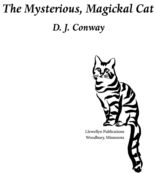 Copyright Information The Mysterious Magickal Cat 1998 by D J Conway All - photo 5