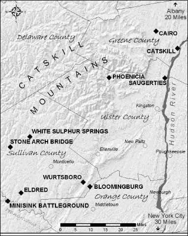 Map by James Ryo Kiyan INTRODUCTION The Catskill Mountains are home to the - photo 2