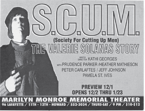 SCUM The Valerie Solanas Story Dedicated to dominant secure - photo 2