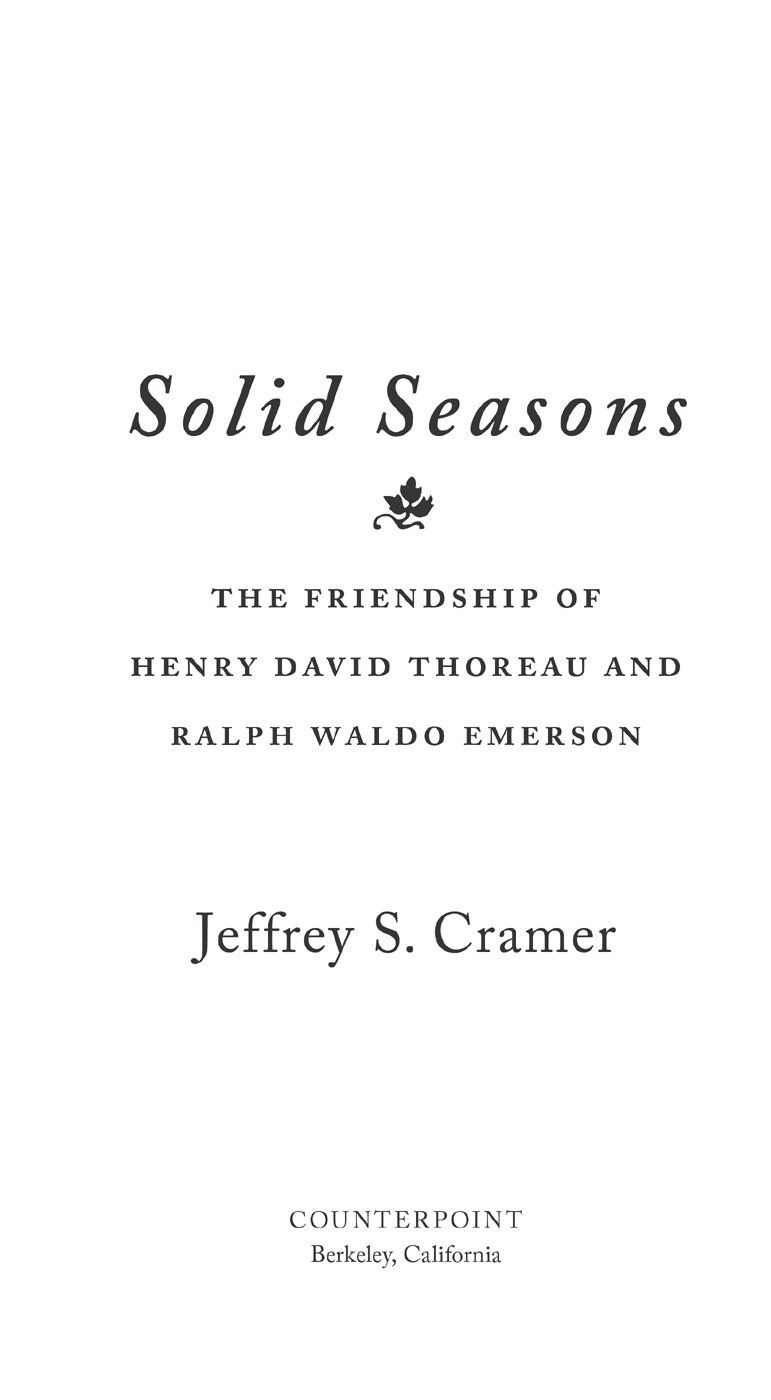 Solid seasons the friendship of Henry David Thoreau and Ralph Waldo Emerson - image 3