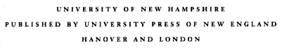 Page iv University of New Hampshire Published by University Press of New - photo 2