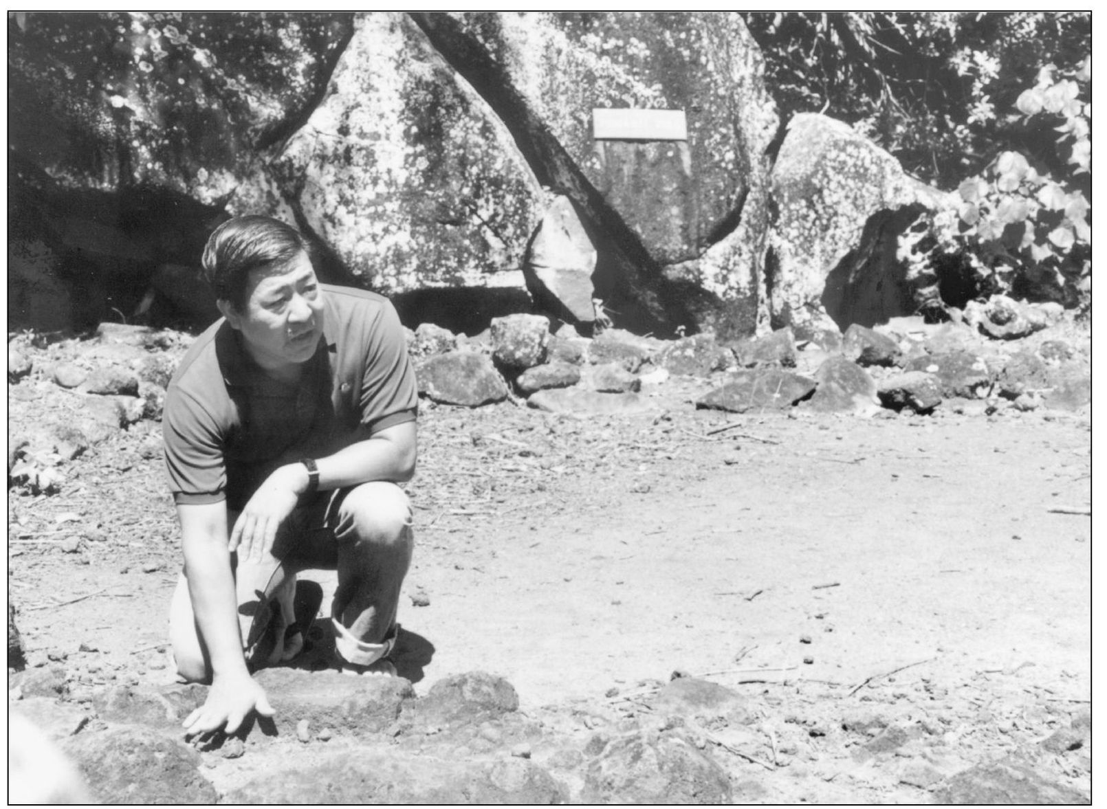 Tourists can still visit the Heiau Holoholoku in Wailua This photograph taken - photo 10