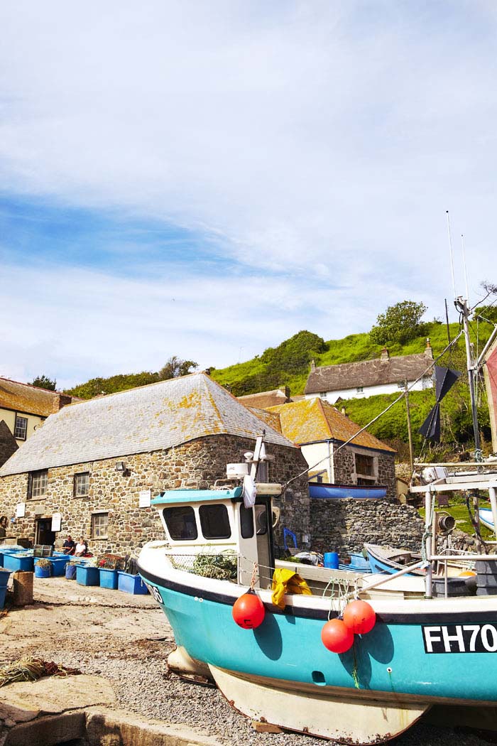 The Lizard Cornwall Fishing boats at Cadgwith village MATT MUNRO LONELY - photo 4