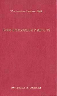 title How Philosophy Begins Aquinas Lecture 1983 author Zedler - photo 1