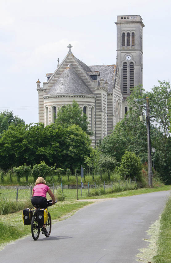 Notre Dame church towers over Marillais hamlet Stage 24 INTRODUCTION To - photo 5