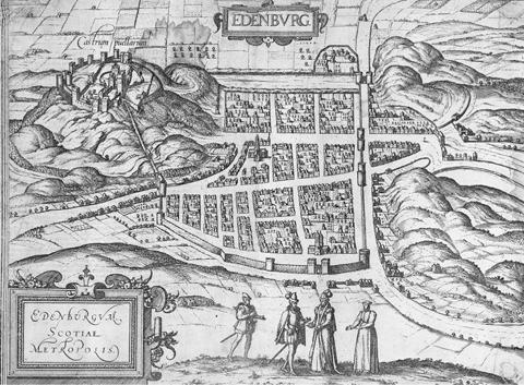 10 Sixteenth-century map of Edinburgh by Braun and Hogenberg c1582 11 Lord - photo 14