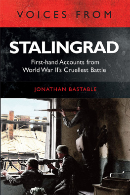 Bastable Jonathan Voices From Stalingrad