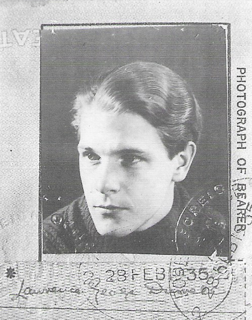 First passport photograph Coll LD Nancy Durrell c 1935 Photo LD - photo 13