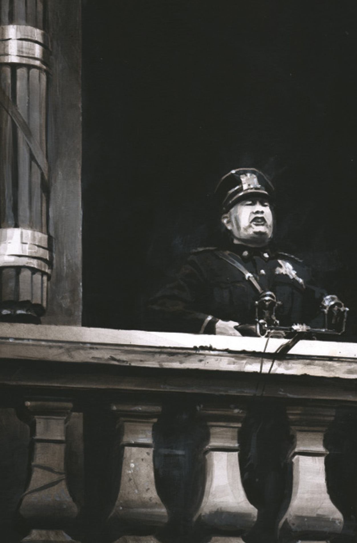 Mussolini on the balcony of the Palazzo VeneziaMussolini had chosen the timing - photo 5