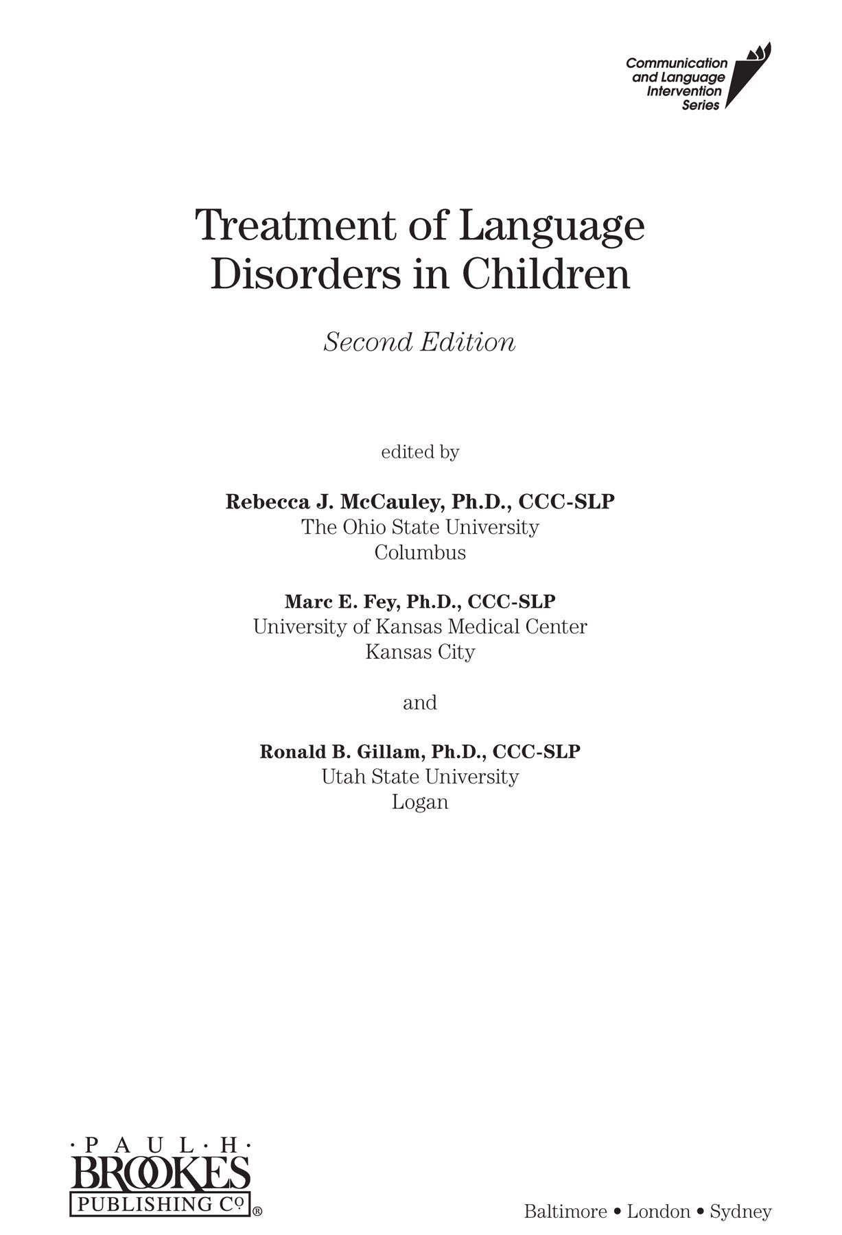 Treatment of Language Disorders in Children - image 2