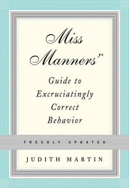 Kamen Gloria Miss Manners Guide to Excruciatingly Correct Behavior (Freshly Updated)