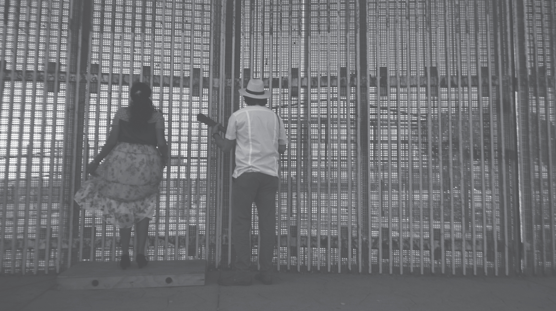 Performing a fandango in Tijuana and looking through the border wall Son - photo 6