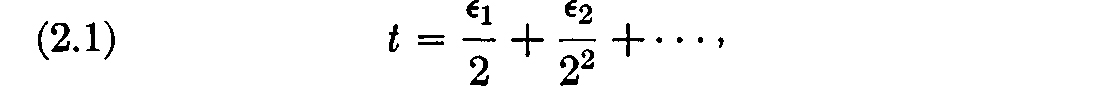 where each is either 0 or 1 This is the familiar binary expansion of t and to - photo 7