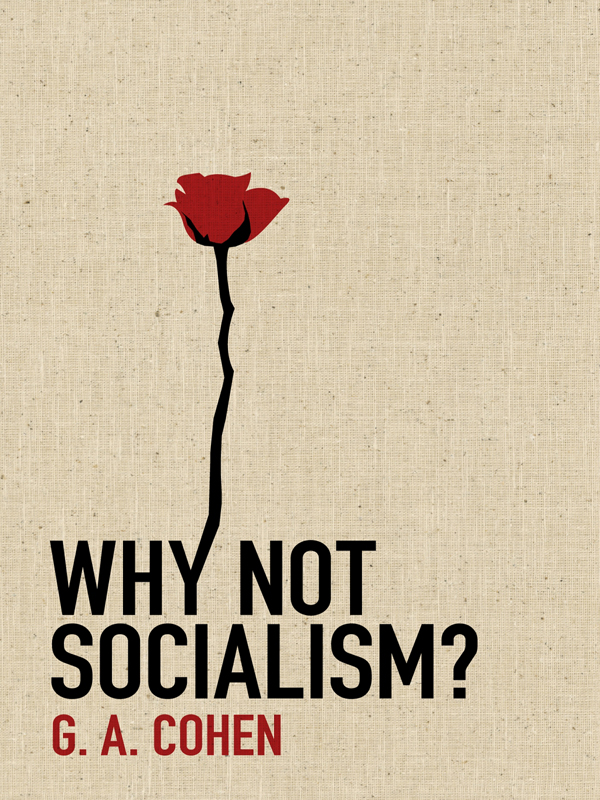 WHY NOT SOCIALISM Copyright 2009 by Princeton University Press Published by - photo 1