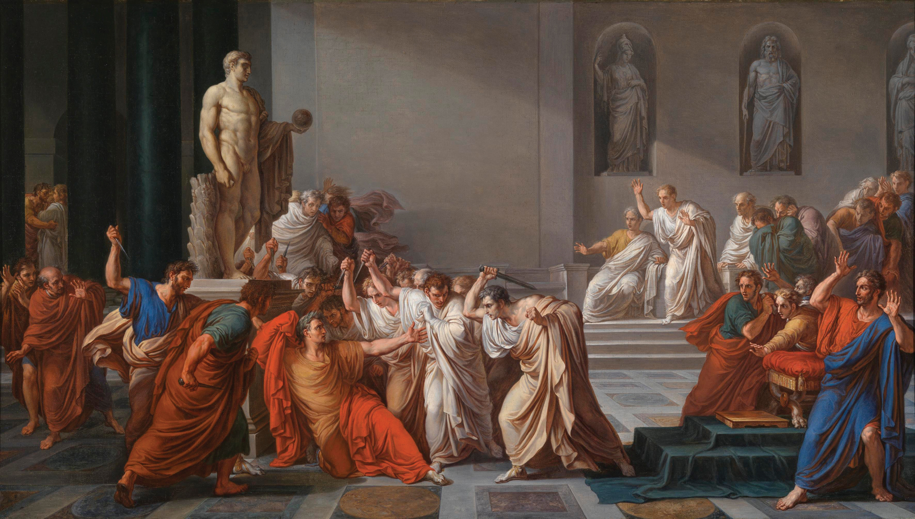 The Death of Caesar by Vincenzo Camuccini Caesar fought back at first but - photo 2