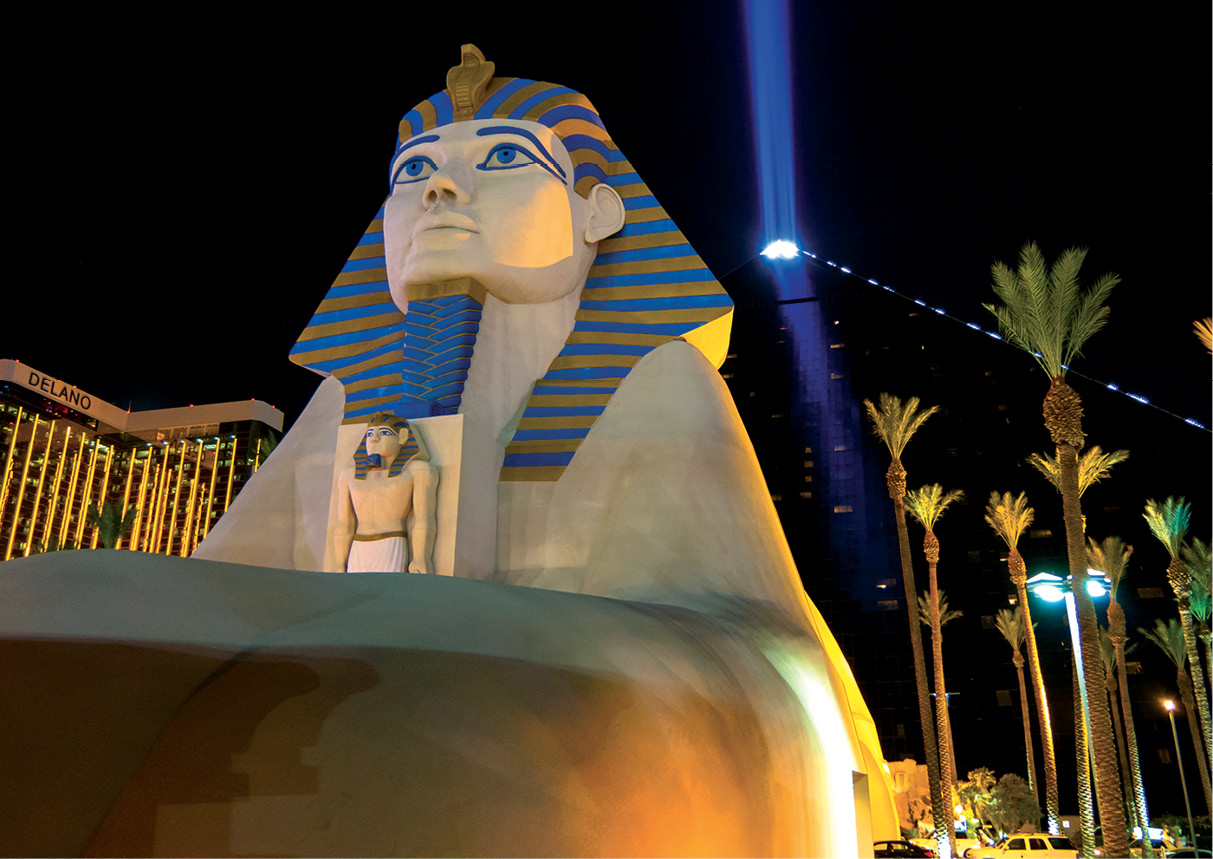 The myth about the pyramid-shaped Luxor with its sphinx out front is that - photo 8