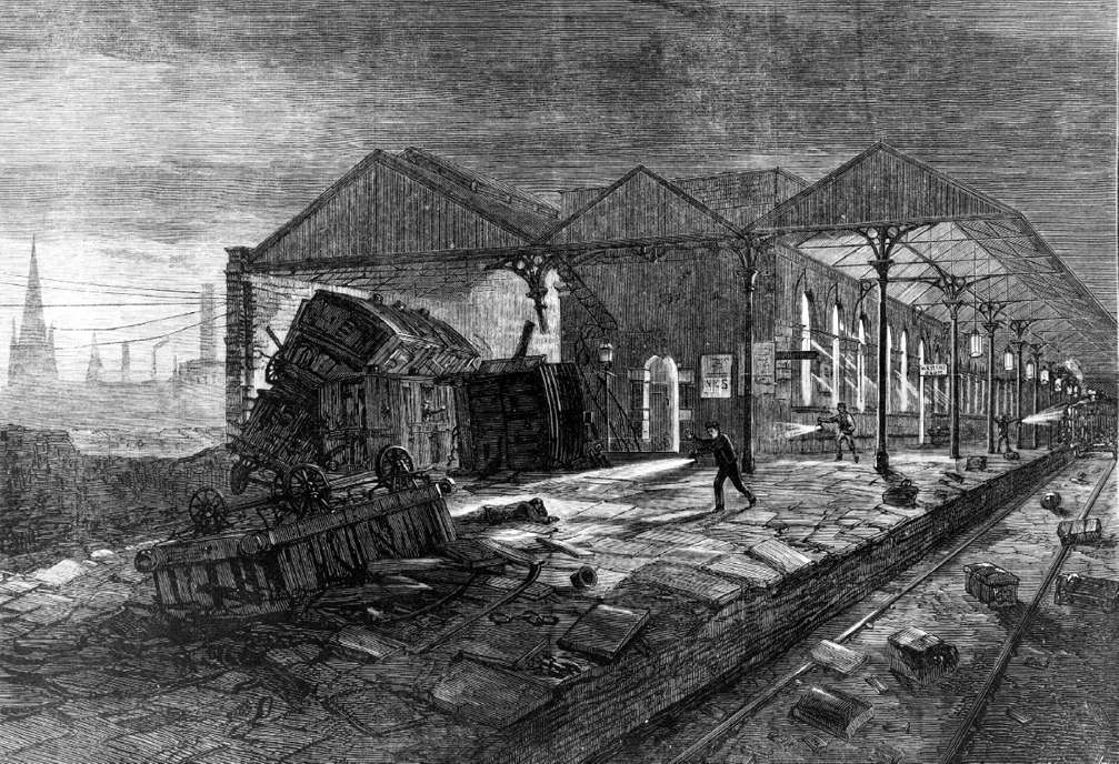 The crash at Wigan in September 1873 was caused by speeding through the - photo 1