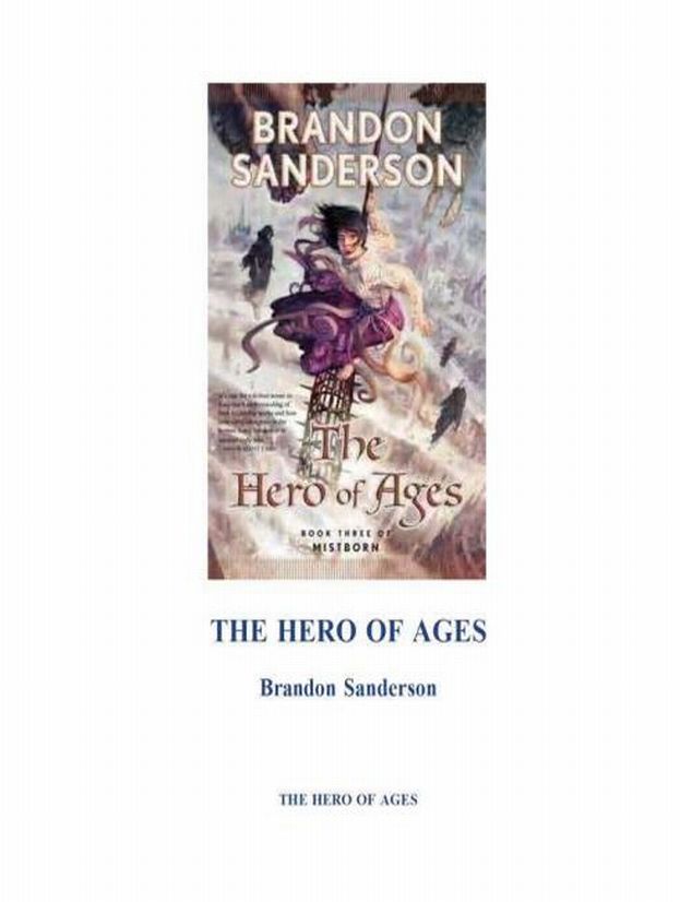 Mistborn Triolgy 3 The Hero of Ages - photo 1